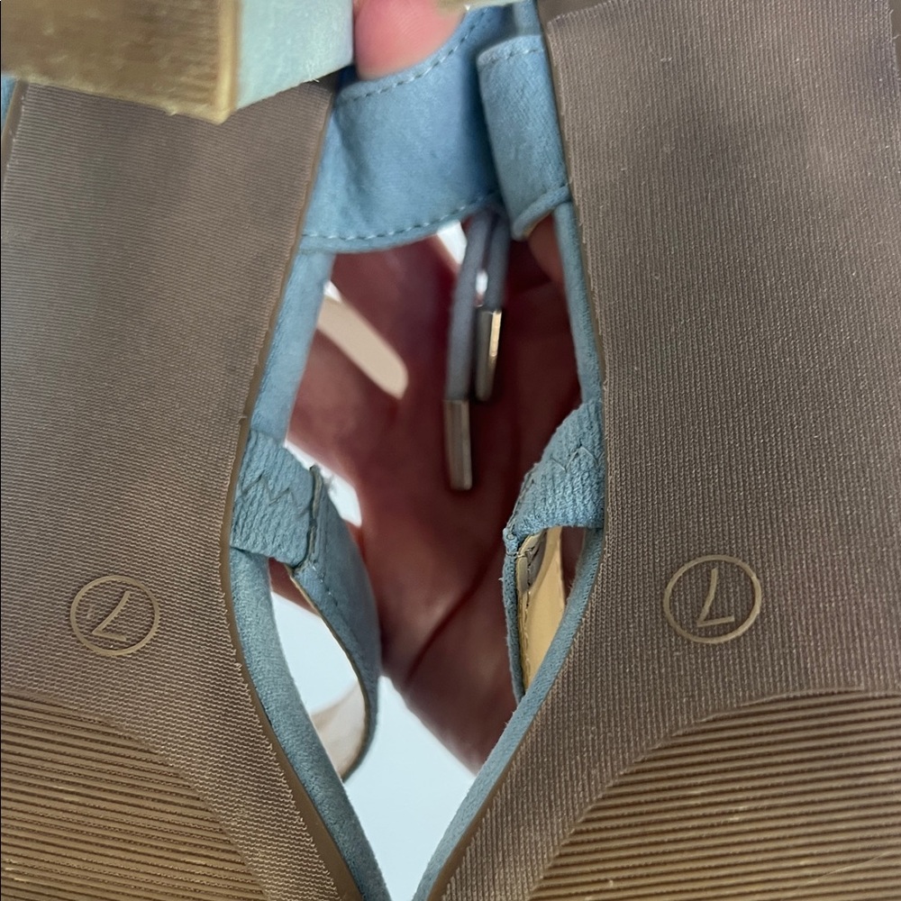 Lulu's Light Blue Strappy Block Heels - Picture 11 of 11